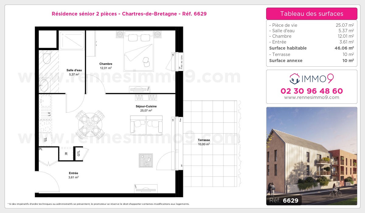 Plan et surfaces, Programme neuf  Référence n° 