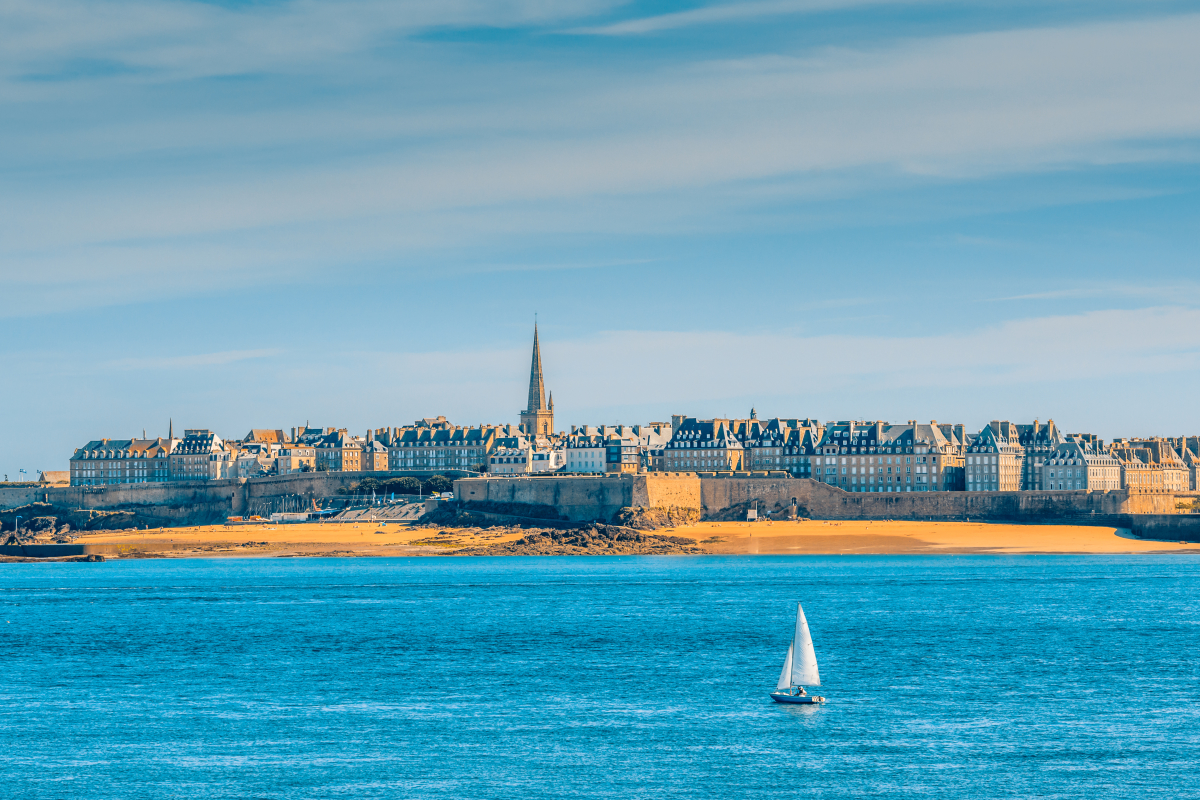 vue sur les murailles de Saint-Malo