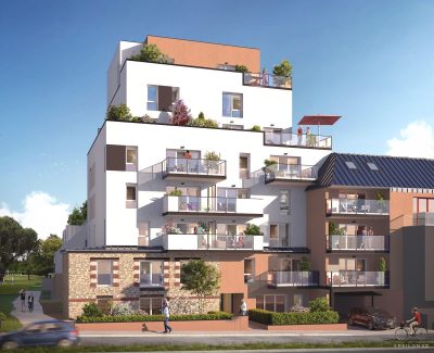 Programme neuf Greenvil : Appartements Neufs Rennes : Jeanne d'Arc - Longs-Champs - Atalante Beaulieu référence 6705