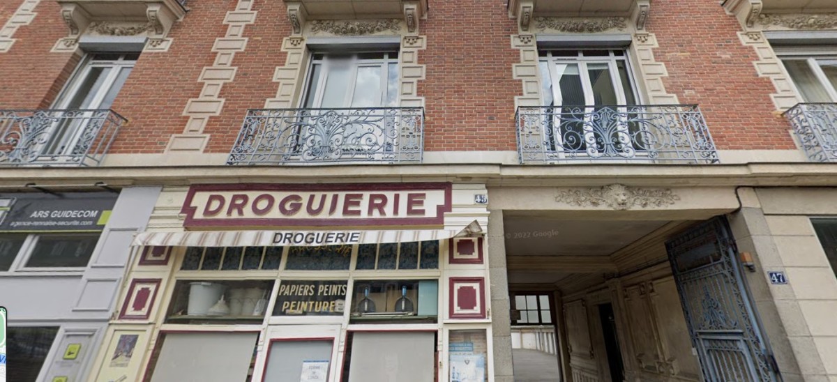 quartier saint hélier rennes –façade de la droguerie Lemercier