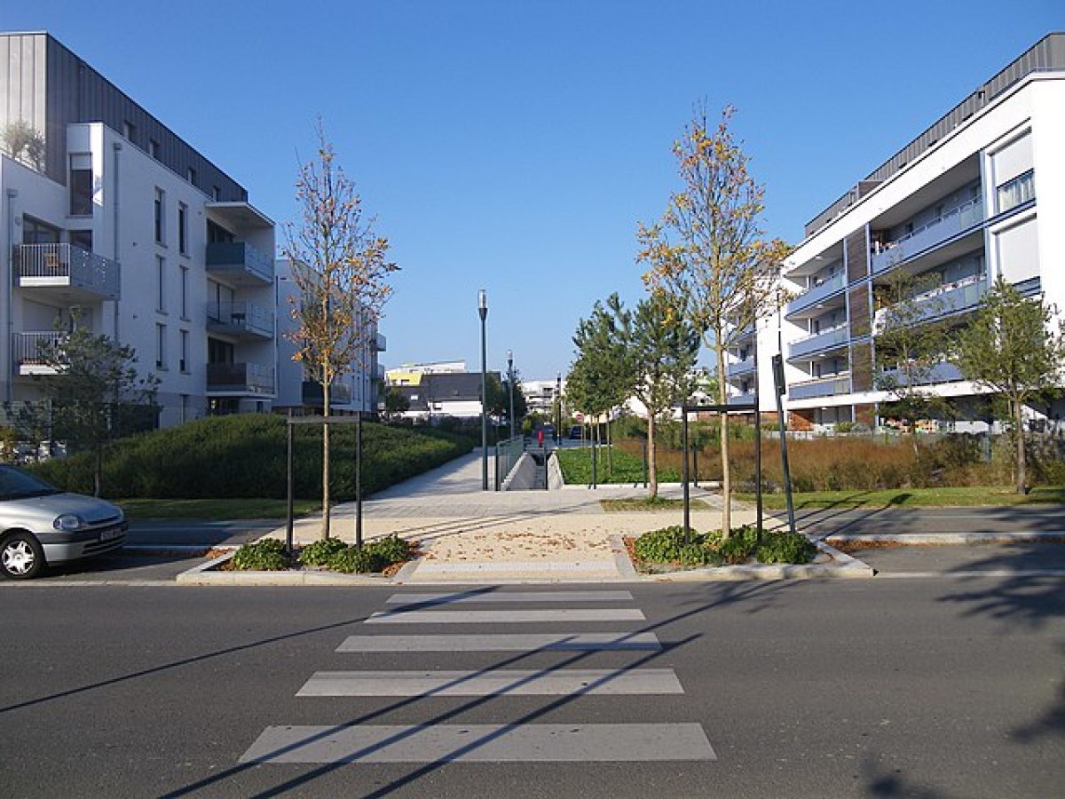 un quartier récent de Saint-Jacques de la Lande