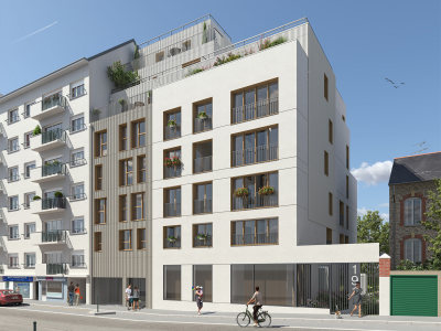 Programme neuf Cosmo : Appartements Neufs Rennes : Maurepas - Patton - Bellangerais référence 6800