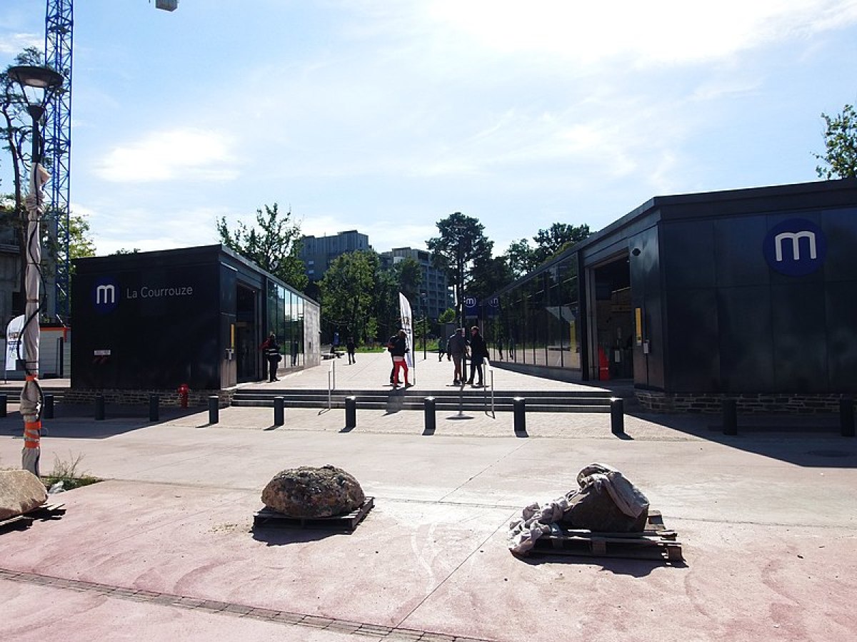 nouvelle station de métro courrouze à Saint Jacques de la Landes