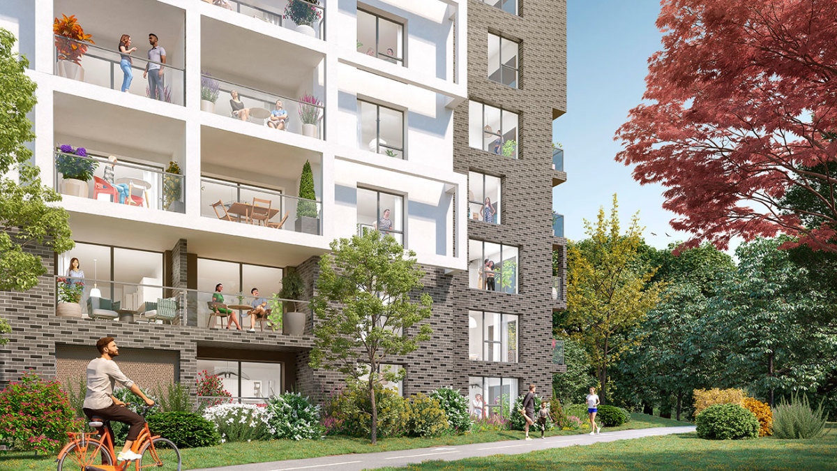 Programme neuf Green : Appartements neufs à Francisco-Ferrer - Vern - Landry - Poterie référence 6855, aperçu n°3