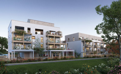 Programme neuf Jardins Midori : Appartements Neufs Rheu référence 6972