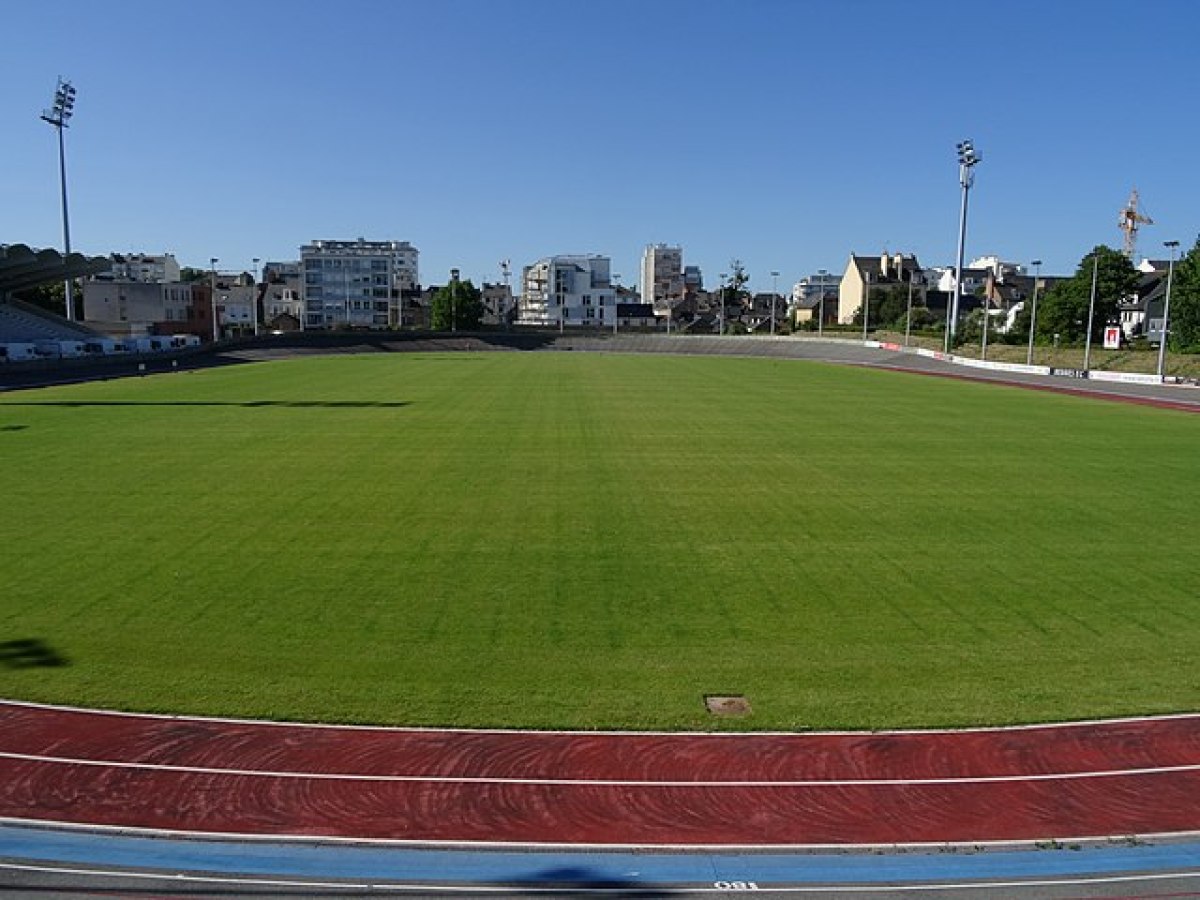 le stade du commandant Bougouin dans le quartier Saint-Hélier à Rennes