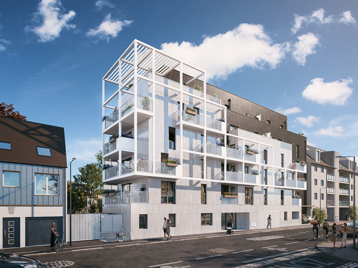 Programme neuf Eclat : Appartements neufs à Thabor – Saint-Hélier - Alphonse Guérin référence 7067, aperçu n°0