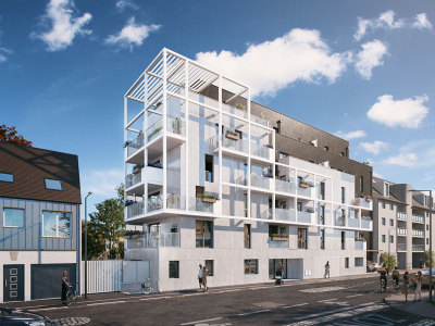 Programme neuf Eclat : Appartements Neufs Rennes : Thabor – Saint-Hélier - Alphonse Guérin référence 7067