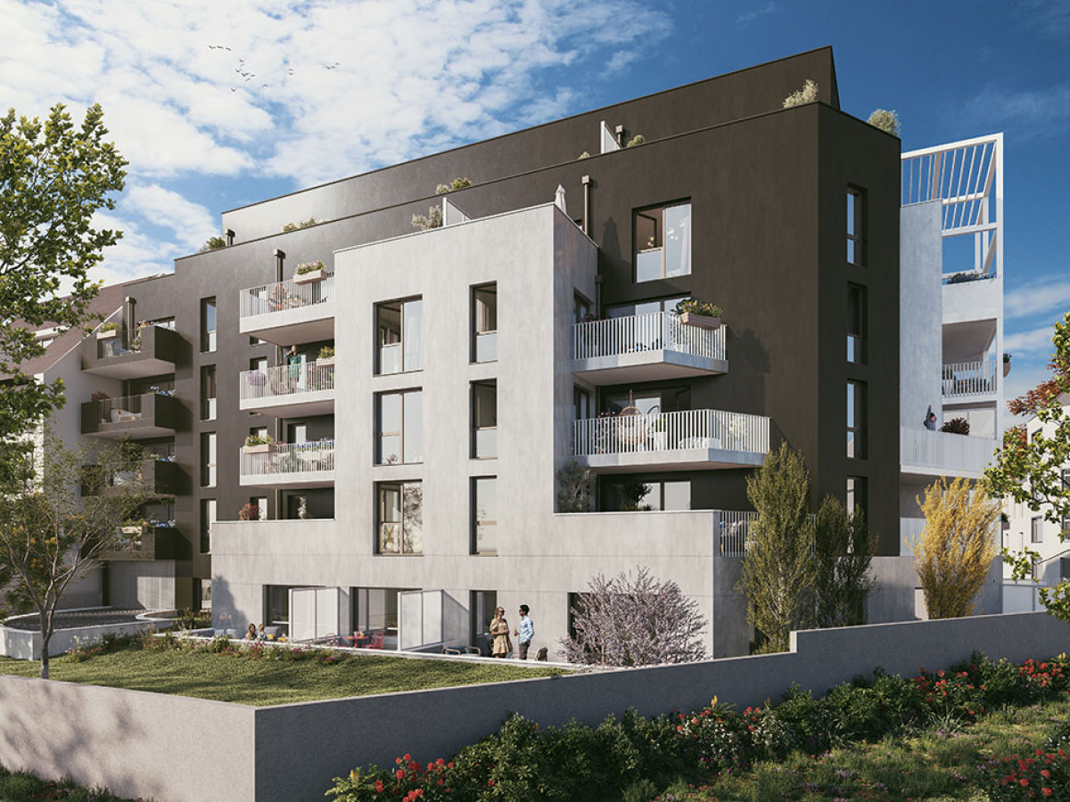 Programme neuf Eclat : Appartements neufs à Thabor – Saint-Hélier - Alphonse Guérin référence 7067, aperçu n°2