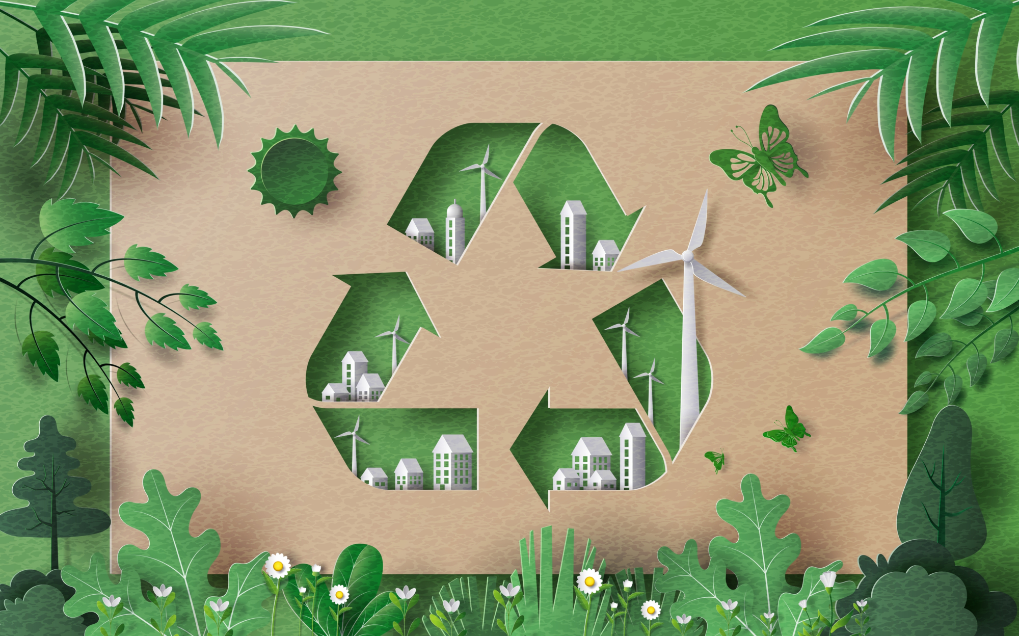 symbole écologie et recyclage