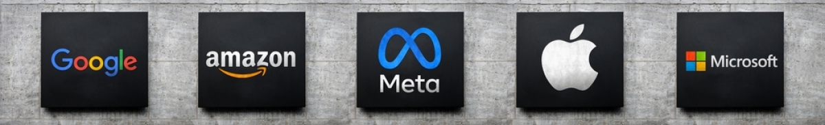 les logos des gafam