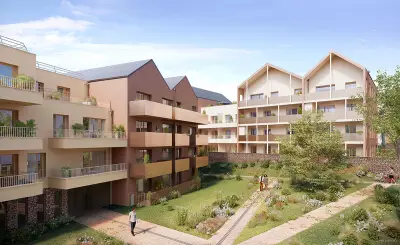 Programme neuf Quai 21 : Résidences neuves Hermitage référence 7541