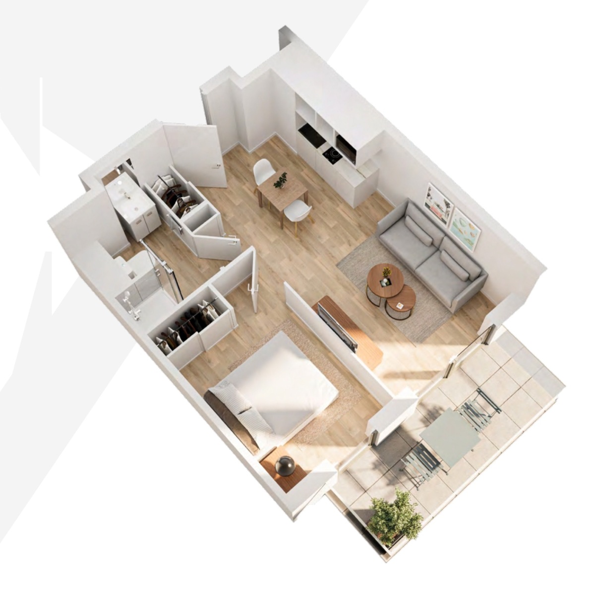 Programme neuf Stüdent : Appartements neufs à Thabor – Saint-Hélier - Alphonse Guérin référence 7781, aperçu n°5