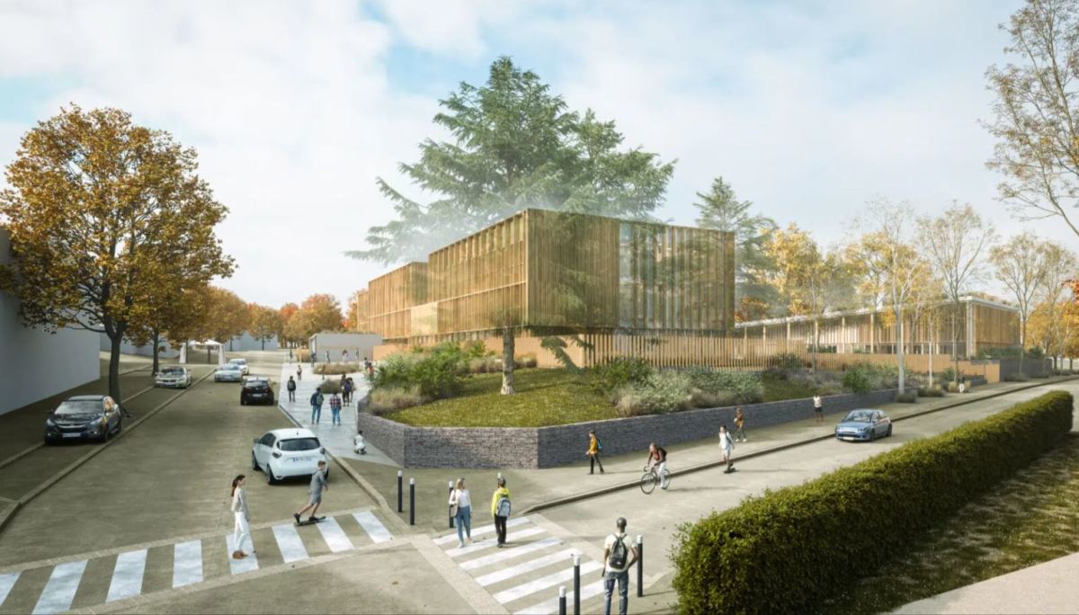 Une rénovation d'envergure avec un budget conséquent rénovation collège cleunay rennes – Visuel collège Cleunay