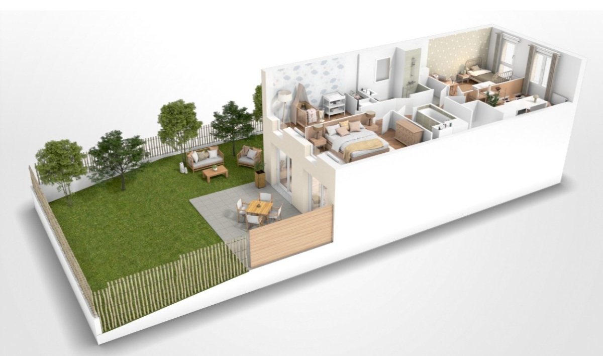 Programme neuf Clairières Boisées : Maisons neuves et appartements neufs à Chantepie référence 6245, aperçu n°10
