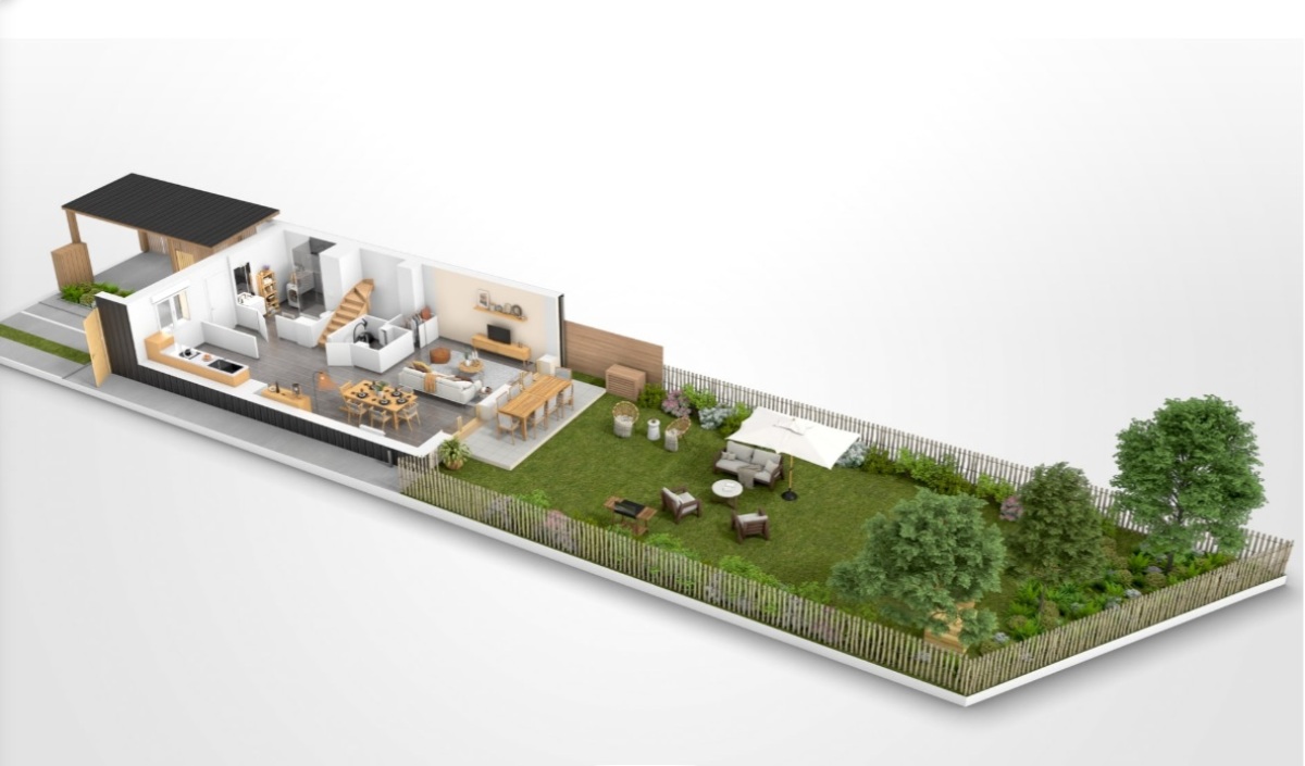 Programme neuf Clairières Boisées : Maisons neuves et appartements neufs à Chantepie référence 6245, aperçu n°11