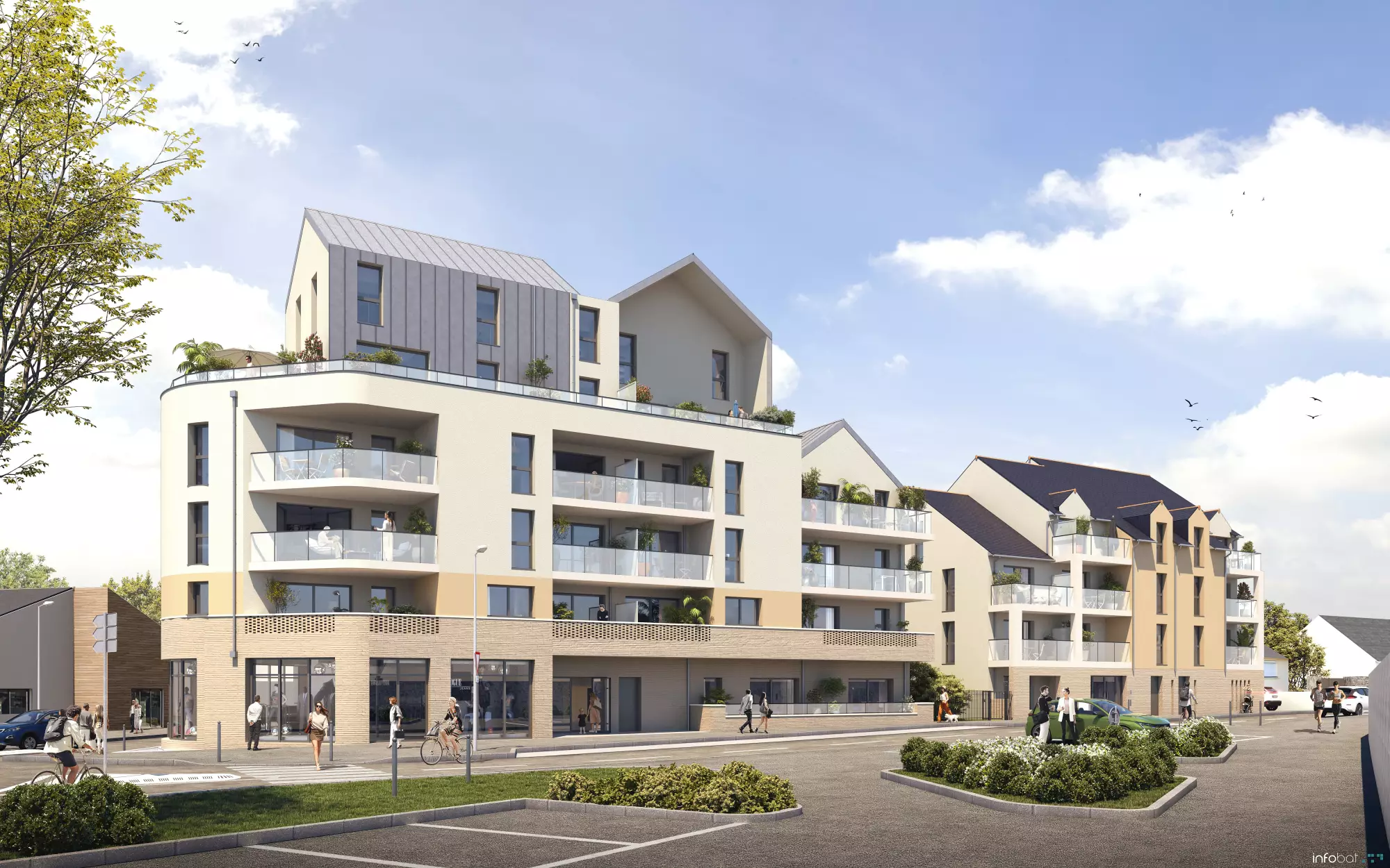 Appartements neufs à vendre Rennes à partir de 224 000€ - à Saint-Malo - Programme Éméralia