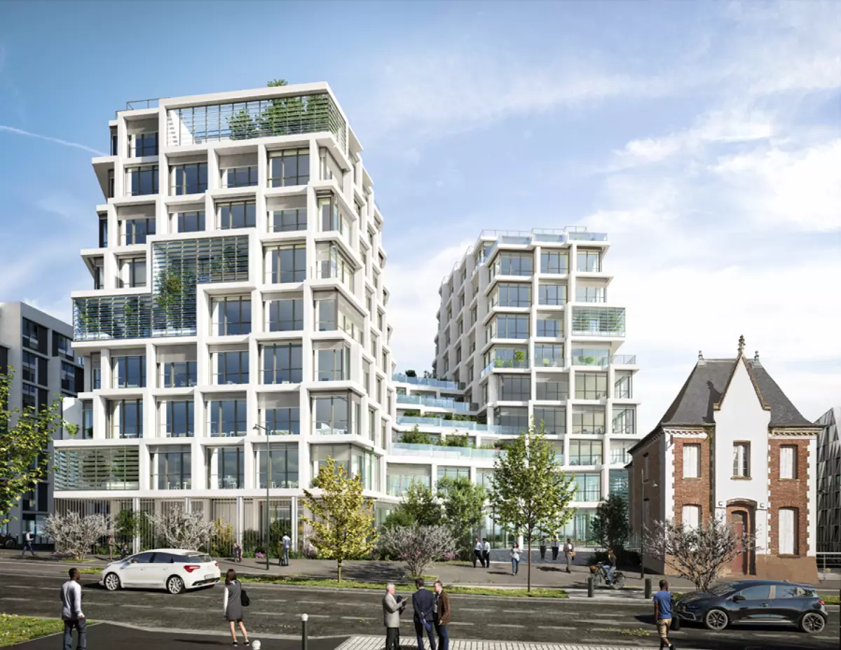 Visuel du nouveau siège de SAMSIC à Rennes