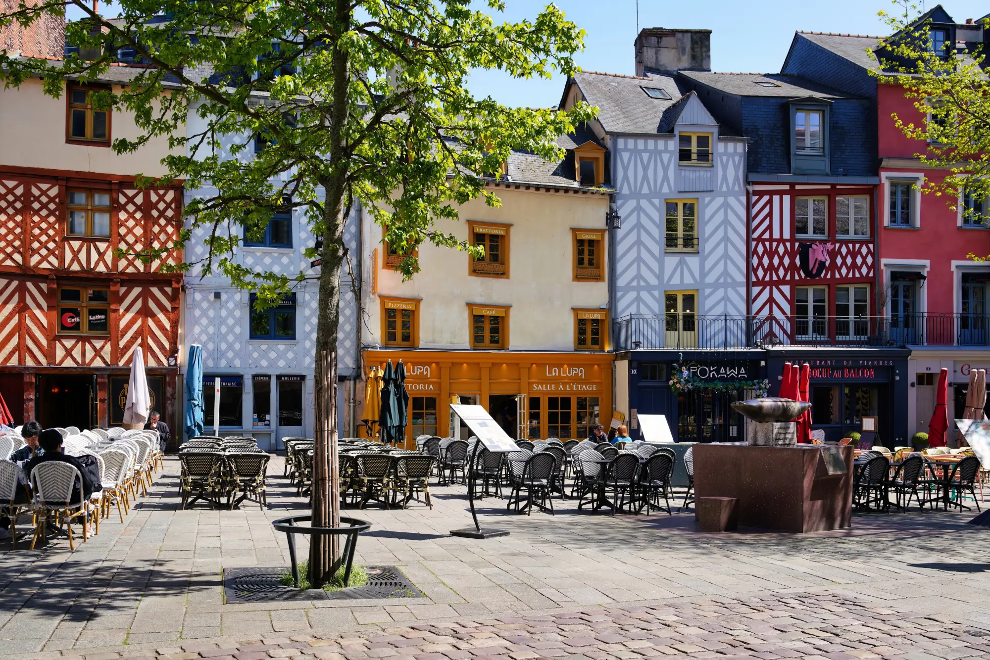 la rue Rallier du Baty à Rennes